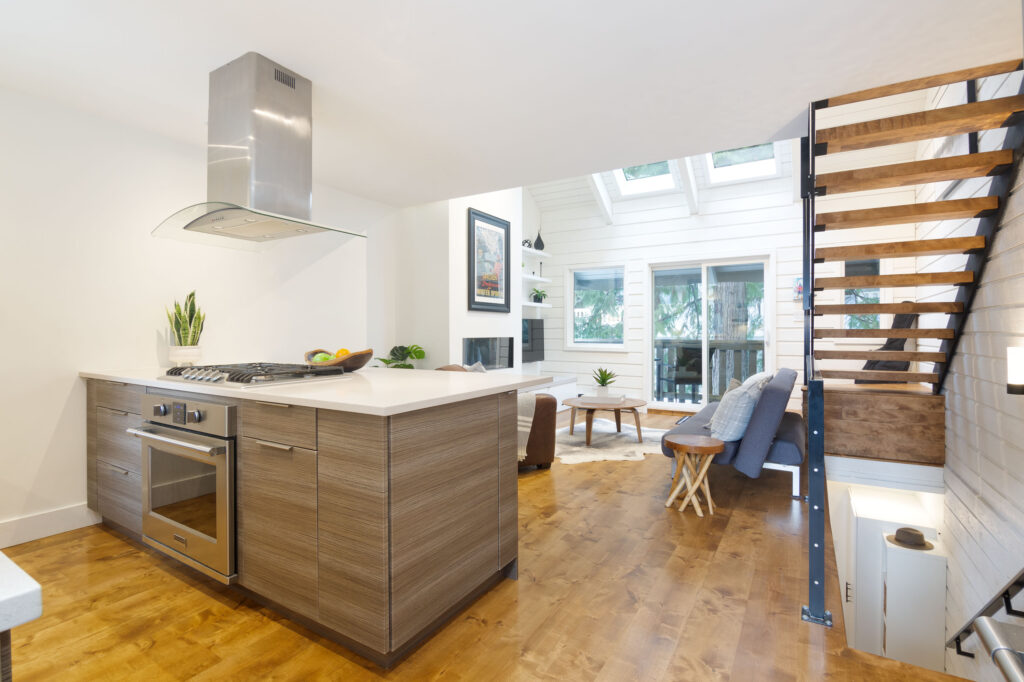 Pre-Finished Hardwood Flooring, Pros & Cons 1 hardwood-floor-staining-in-whistler1