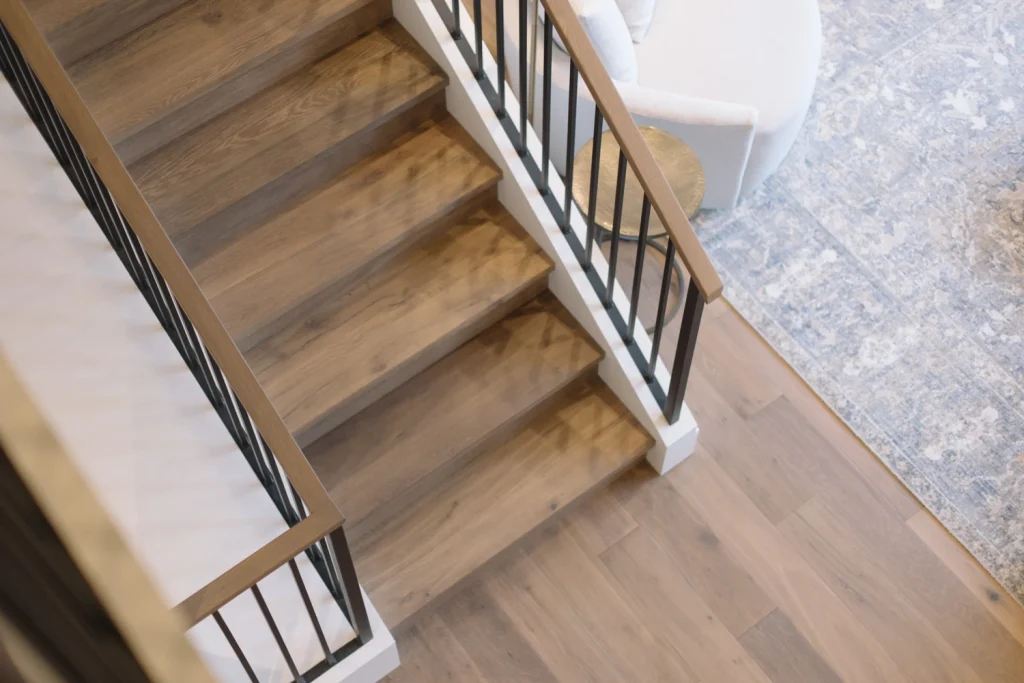 Entryway flooring, Nordic Place project by Tantalus Floors