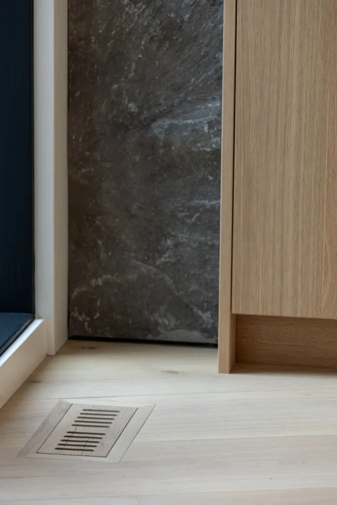 Flooring installation on the Sun Ridge project by Tantalus Floors