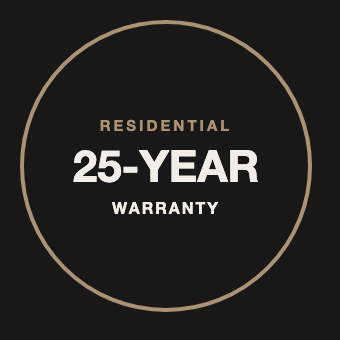 25-year residential warranty